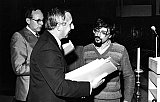Voorbereiding "Jubileumconcert 50 j  IDJ 1981 "   dec 1980 - Foto Archief