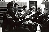 Repetitie muziekstudio college   1998 - Foto Archief